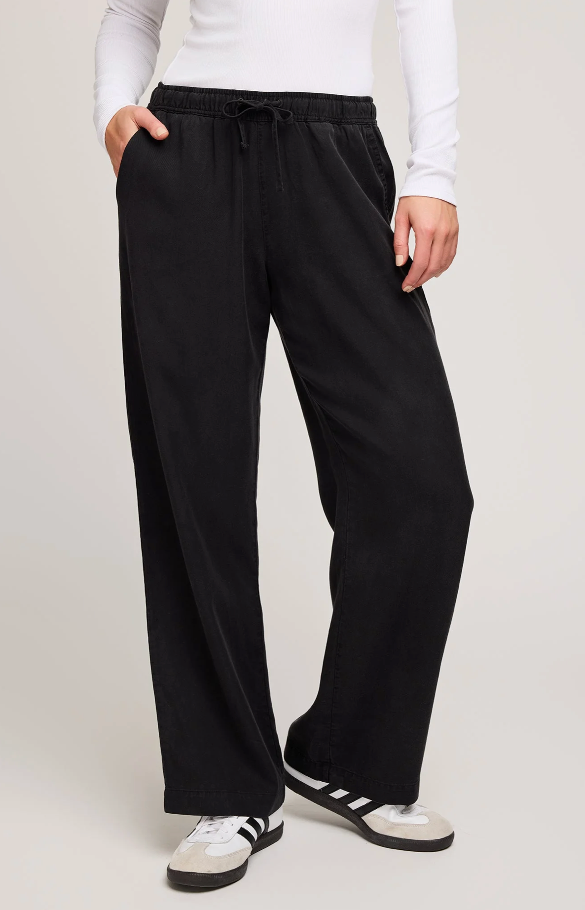 Gabriel Pant In Washed Black