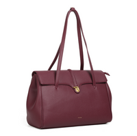 Lock Tote Upgrade Edition | Burgundy