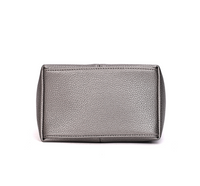 Circle Crossbody Bag | Gun Metal Pebble