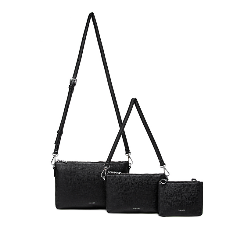 Drea Pouches Set | Black