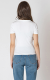 The Basic Ribbed Tee | White