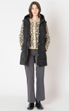 Hooded Puffer Vest  | Black