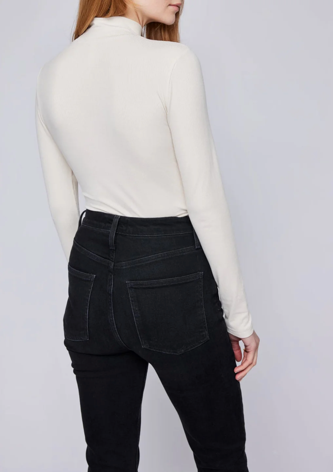 Wren Long Sleeve Mock Neck | Ecru