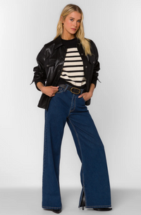 Echo Faux Leather Boyfriend Jacket