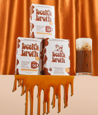 Beck's Broth | Salted Carmel Bone Broth | 12 Pack Carton