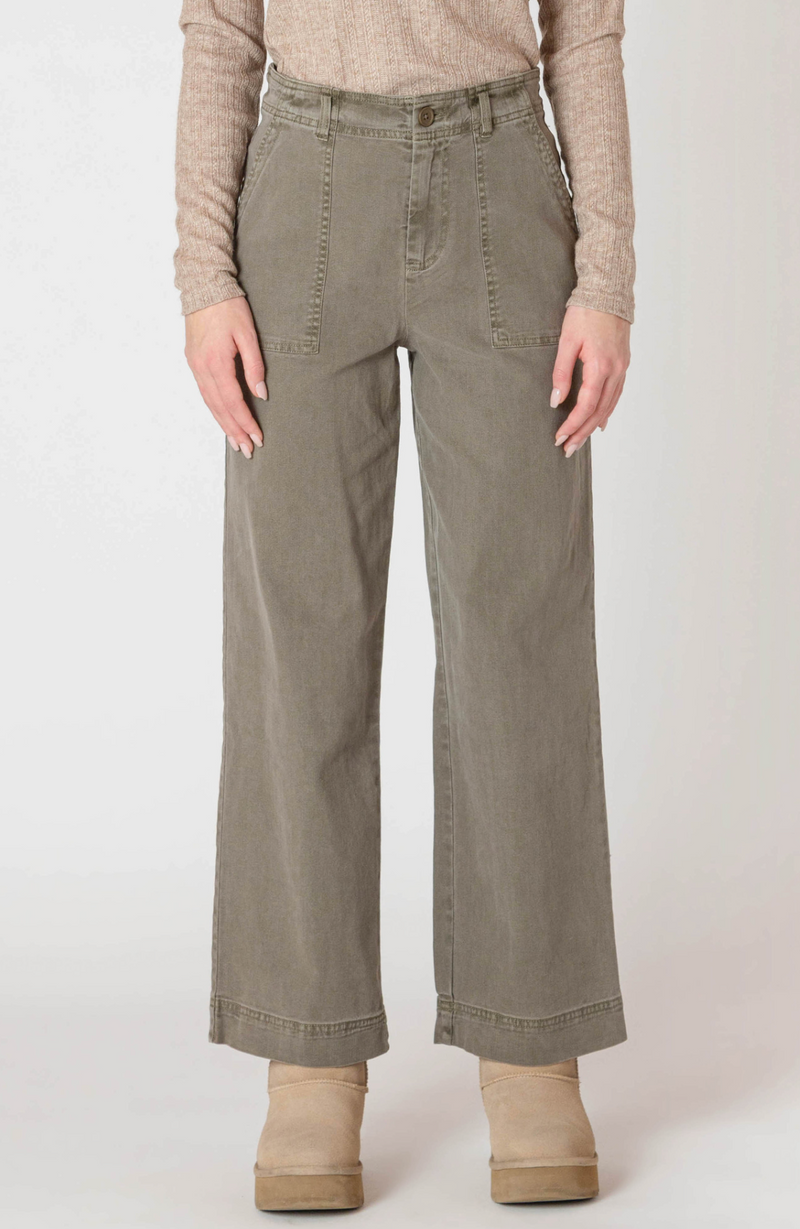 The Straight Leg pant | Army Green