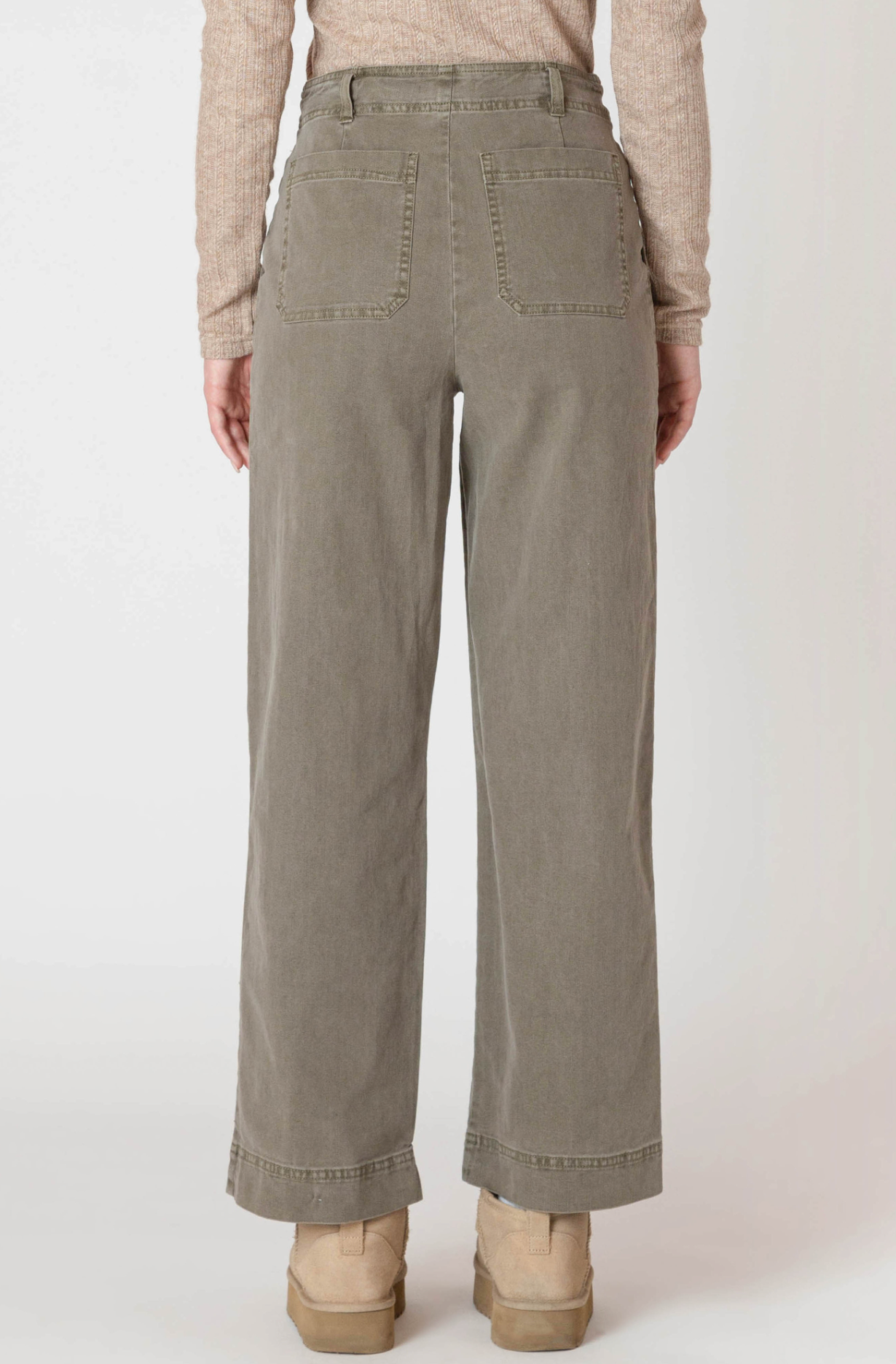 The Straight Leg pant | Army Green