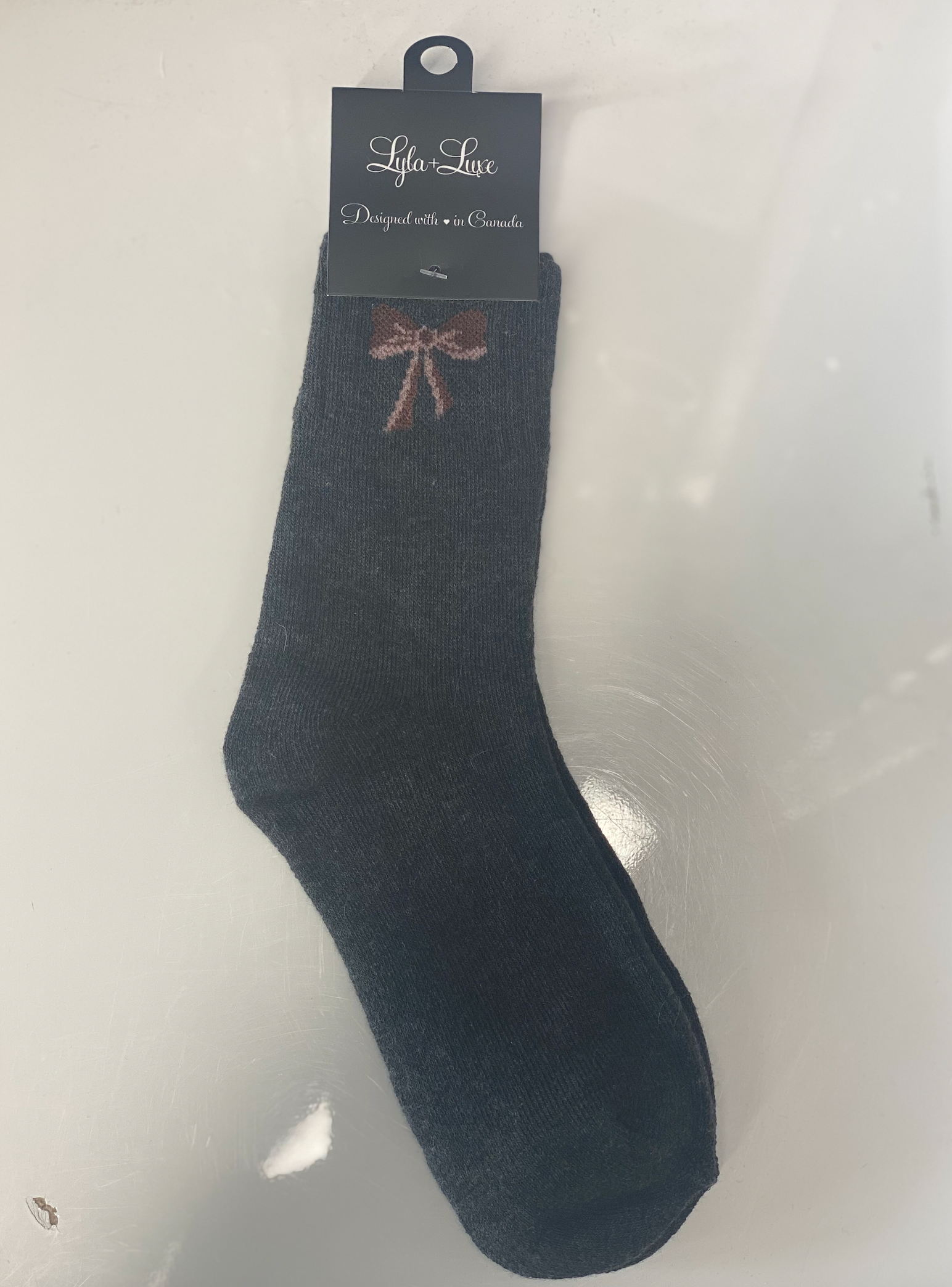 Bow Print Socks | Multiple Colours