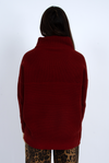 Nancy Ottoman Mock Neck |Chili
