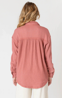 Thermal knit Shirt | Brick