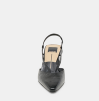 Ginay Heel | Black Leather