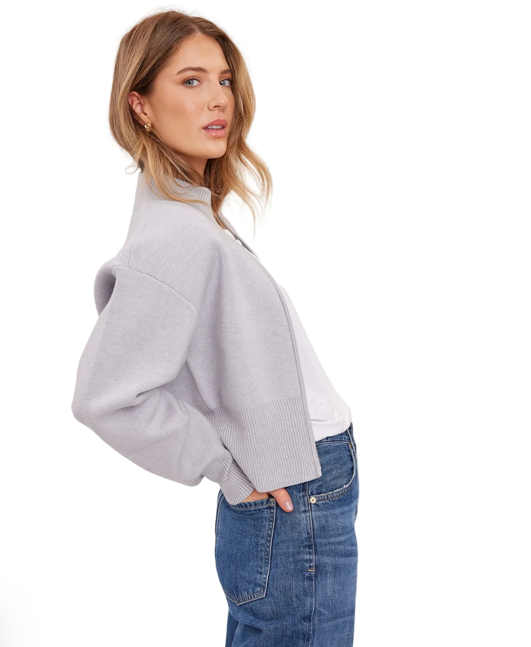 Rowan Cardigan | Heather Grey