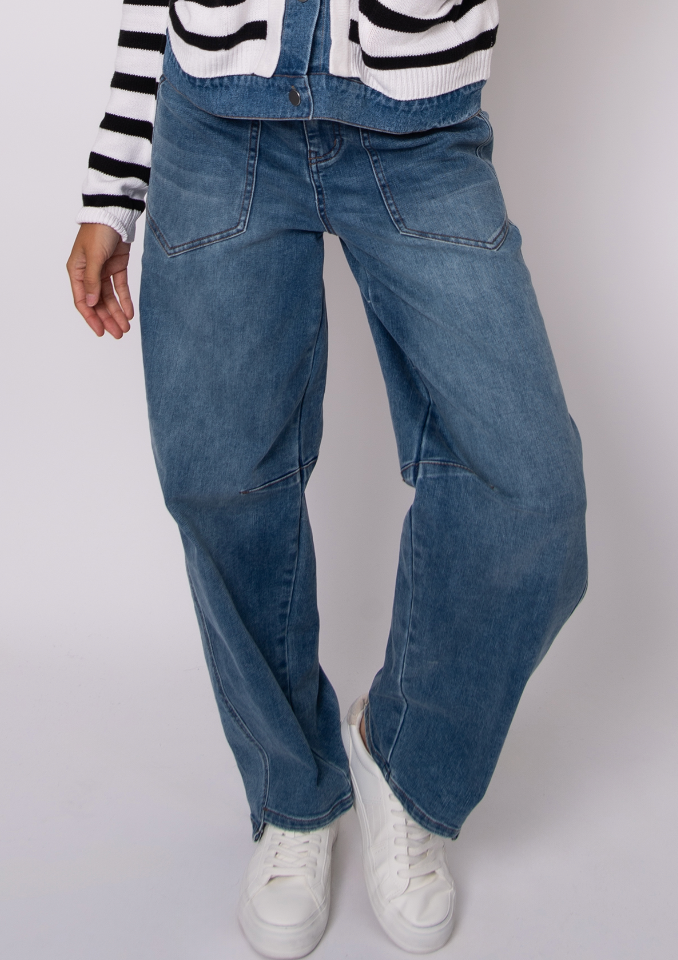 Milla Stretch Denim Pant | DIDI Dark