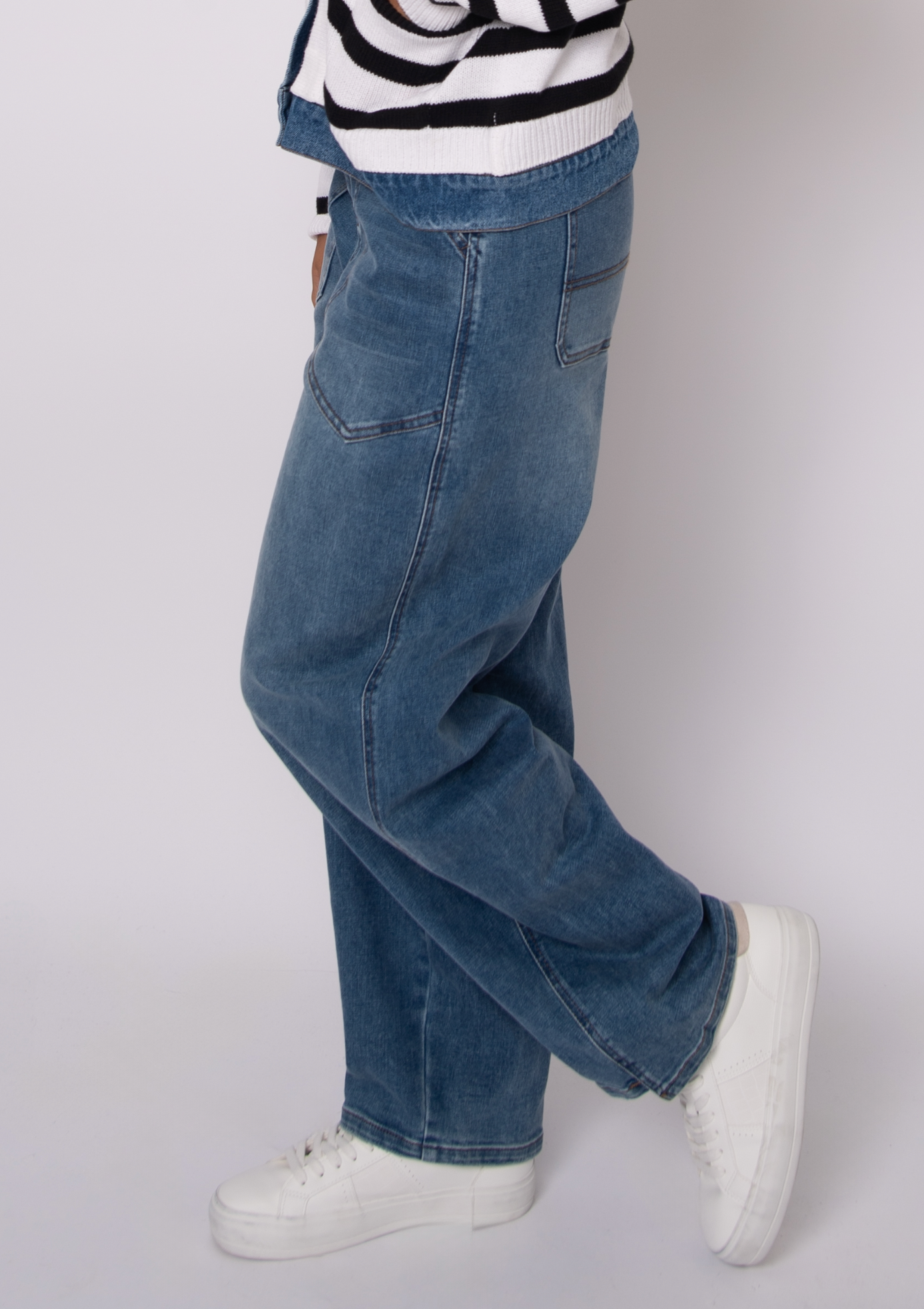 Milla Stretch Denim Pant | DIDI Dark