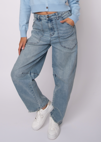 Milla Stretch Denim Pant | Light Wash