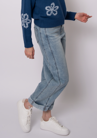 Barni Stretch Barrel | Light Wash