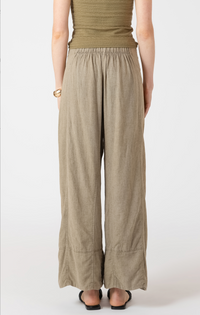 Easy Linen Pull On Pant | Faded Olive