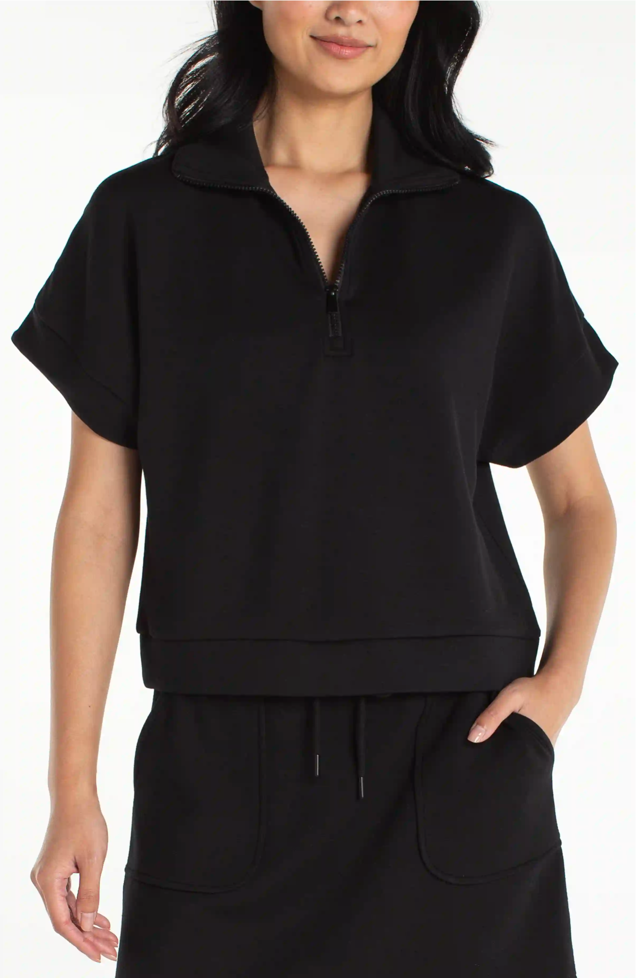 Half Zip Pullover Top