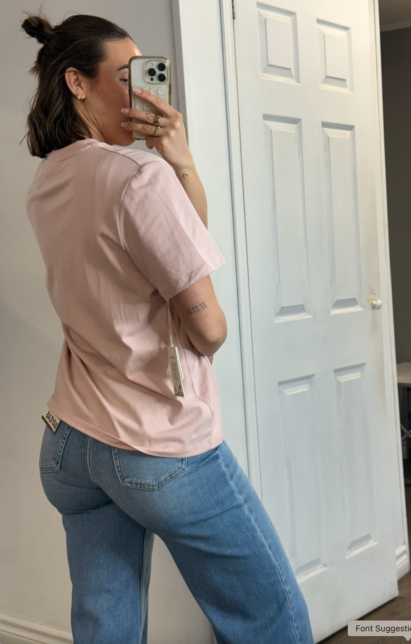 Boyfriend Cotton Tee | Blush