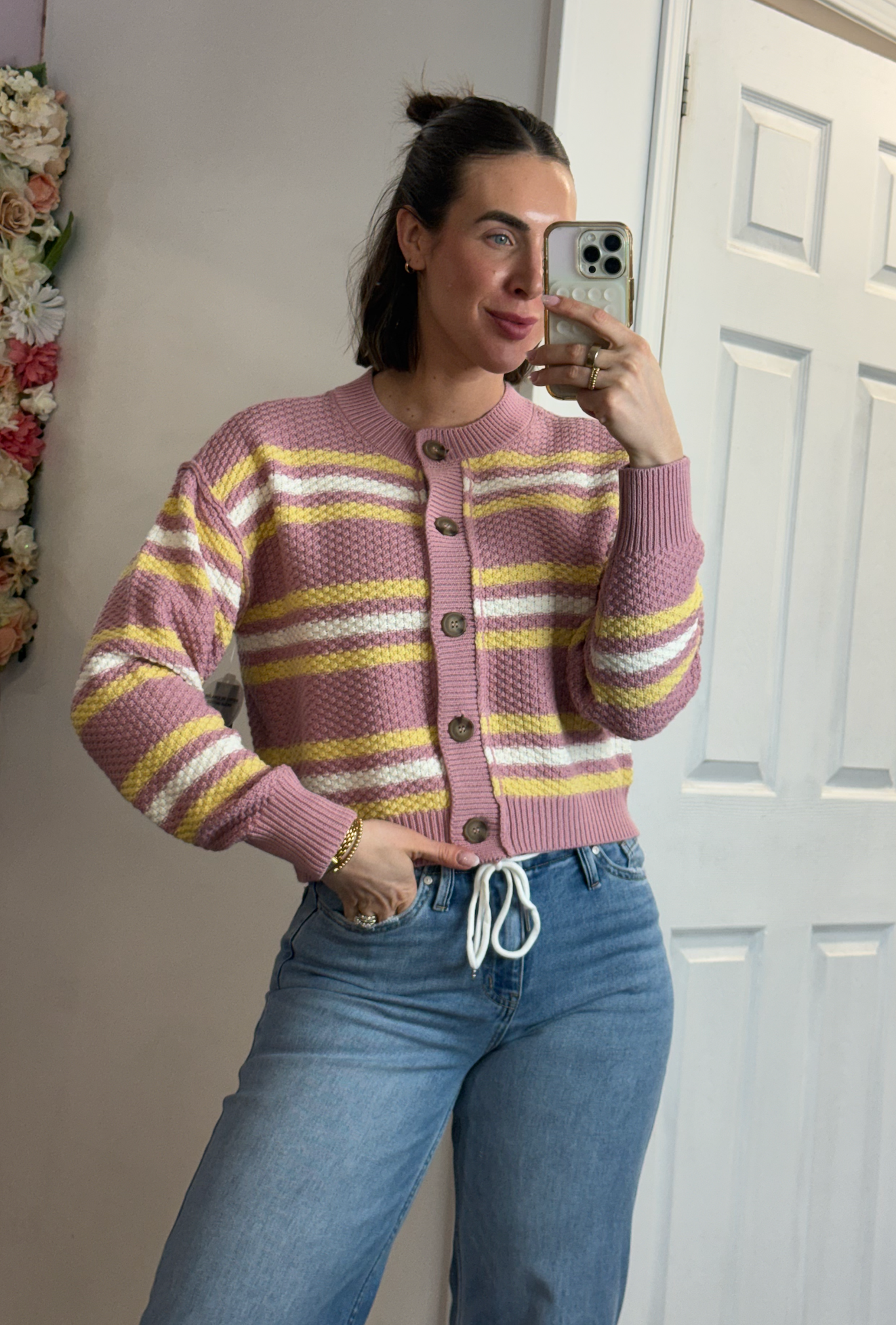 Lavana Long Sleeve Crew Neck Cardigan