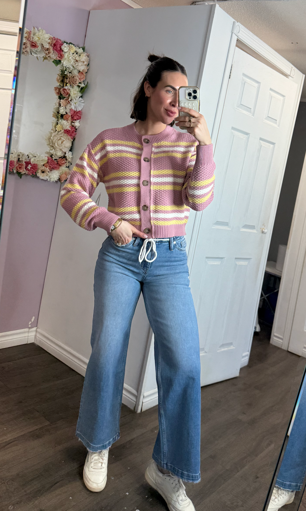 Lavana Long Sleeve Crew Neck Cardigan