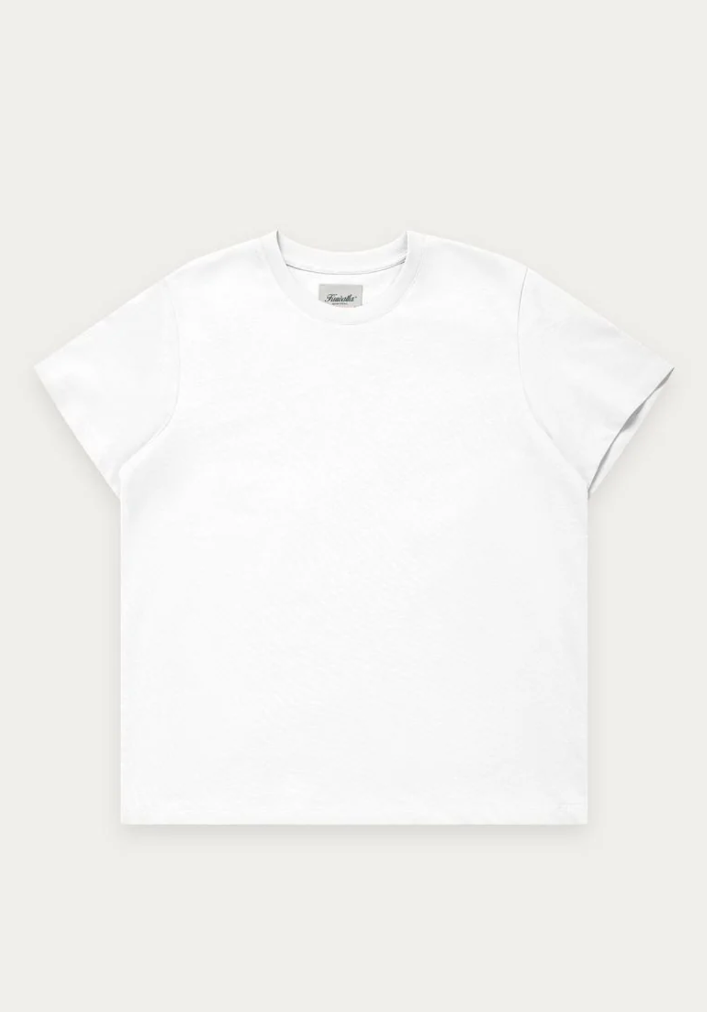 Boyfriend Cotton Tee | White