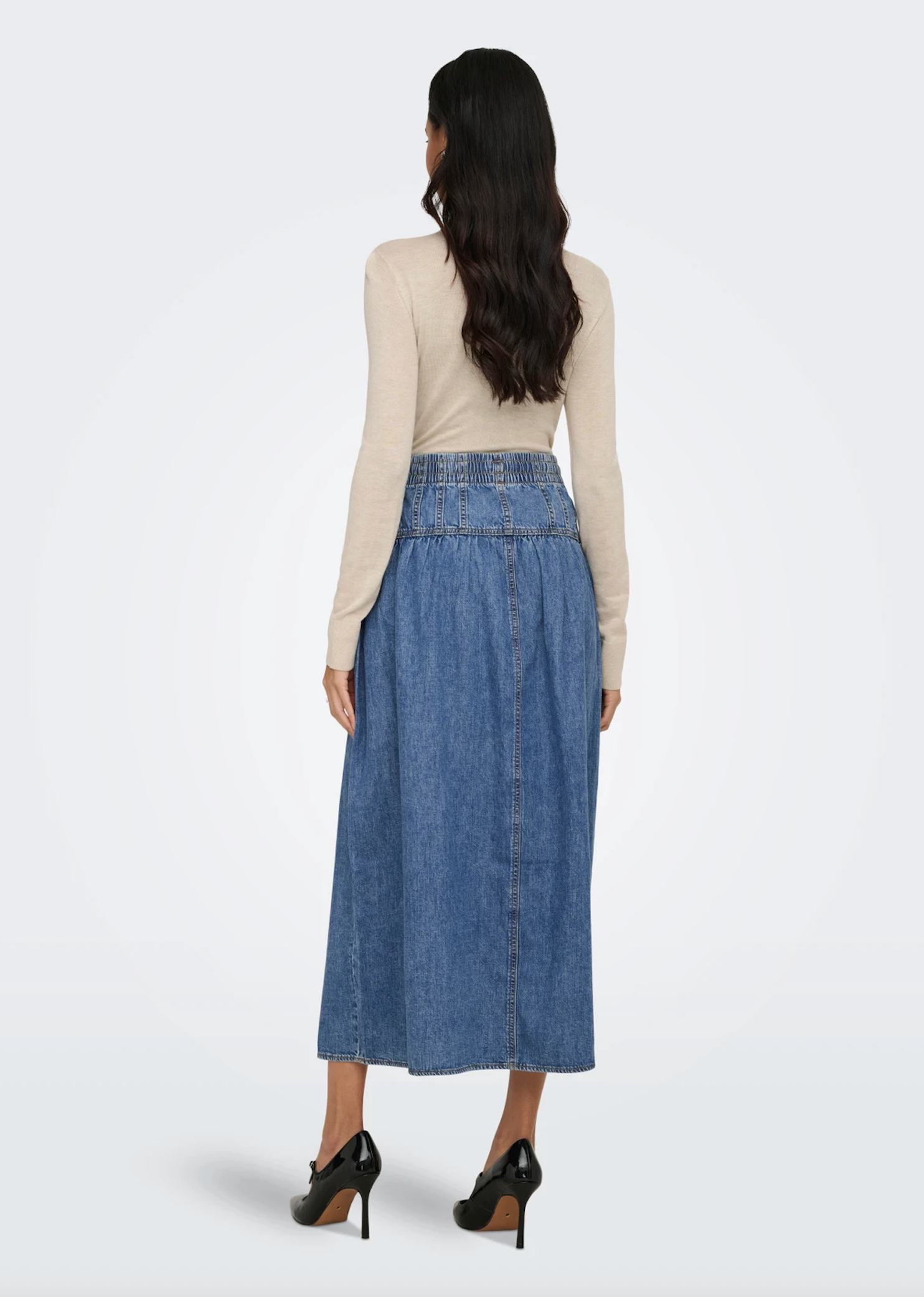 Onllyra Denim Skirt | True Blue Denim