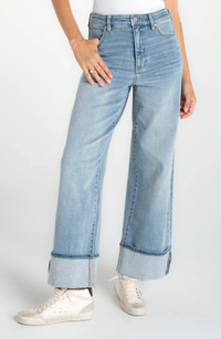 Morgan High Rise Cuffed Wide Leg | Rincon Beach