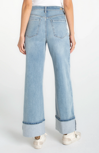 Morgan High Rise Cuffed Wide Leg | Rincon Beach