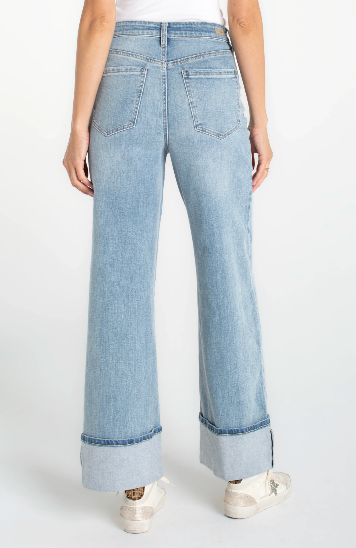 Morgan High Rise Cuffed Wide Leg | Rincon Beach