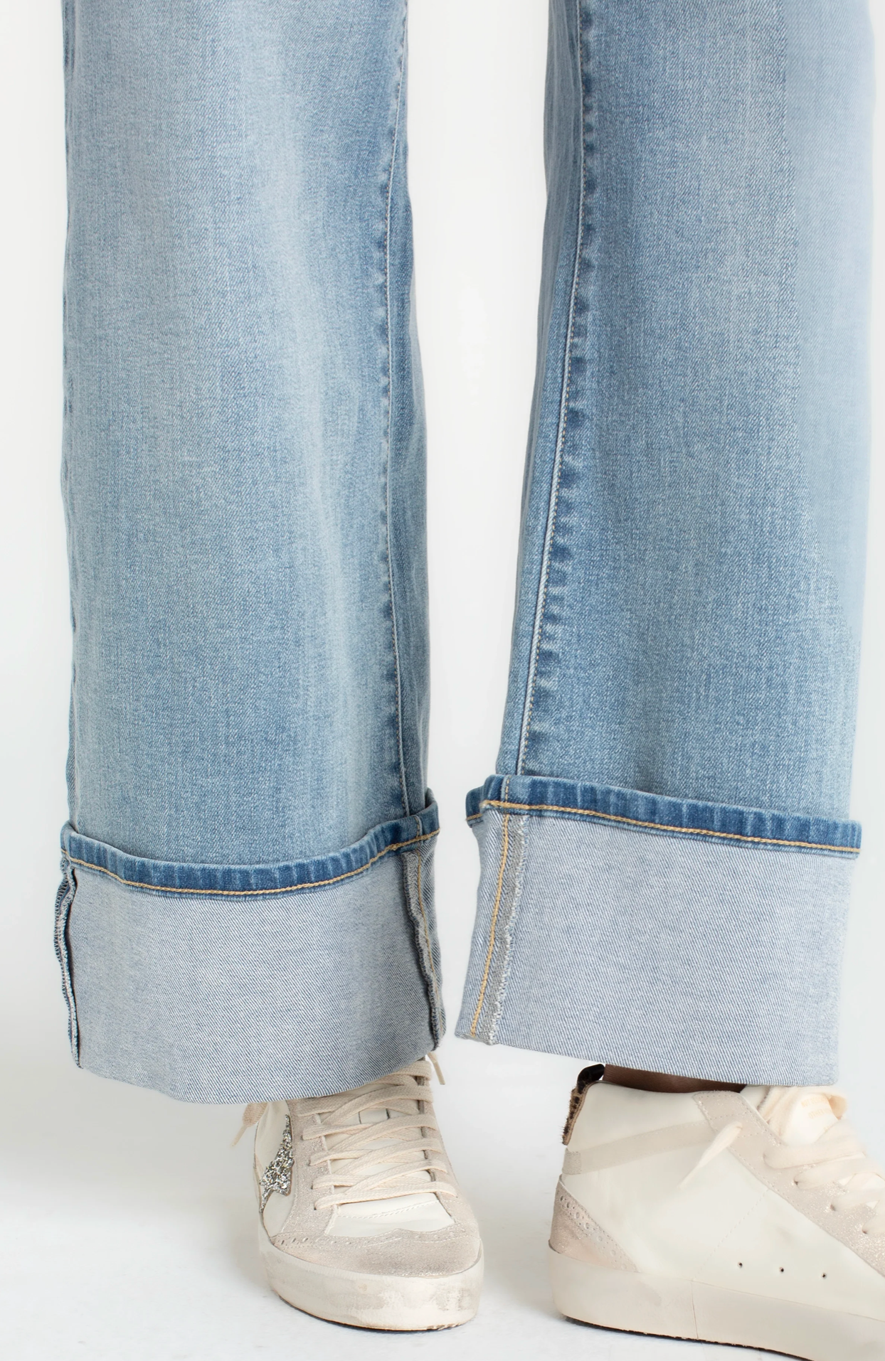 Morgan High Rise Cuffed Wide Leg | Rincon Beach