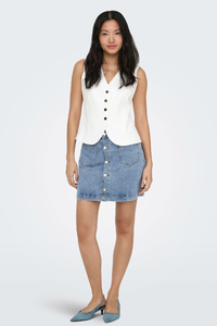 Amazing Denim Mini Skirt | Light Blue