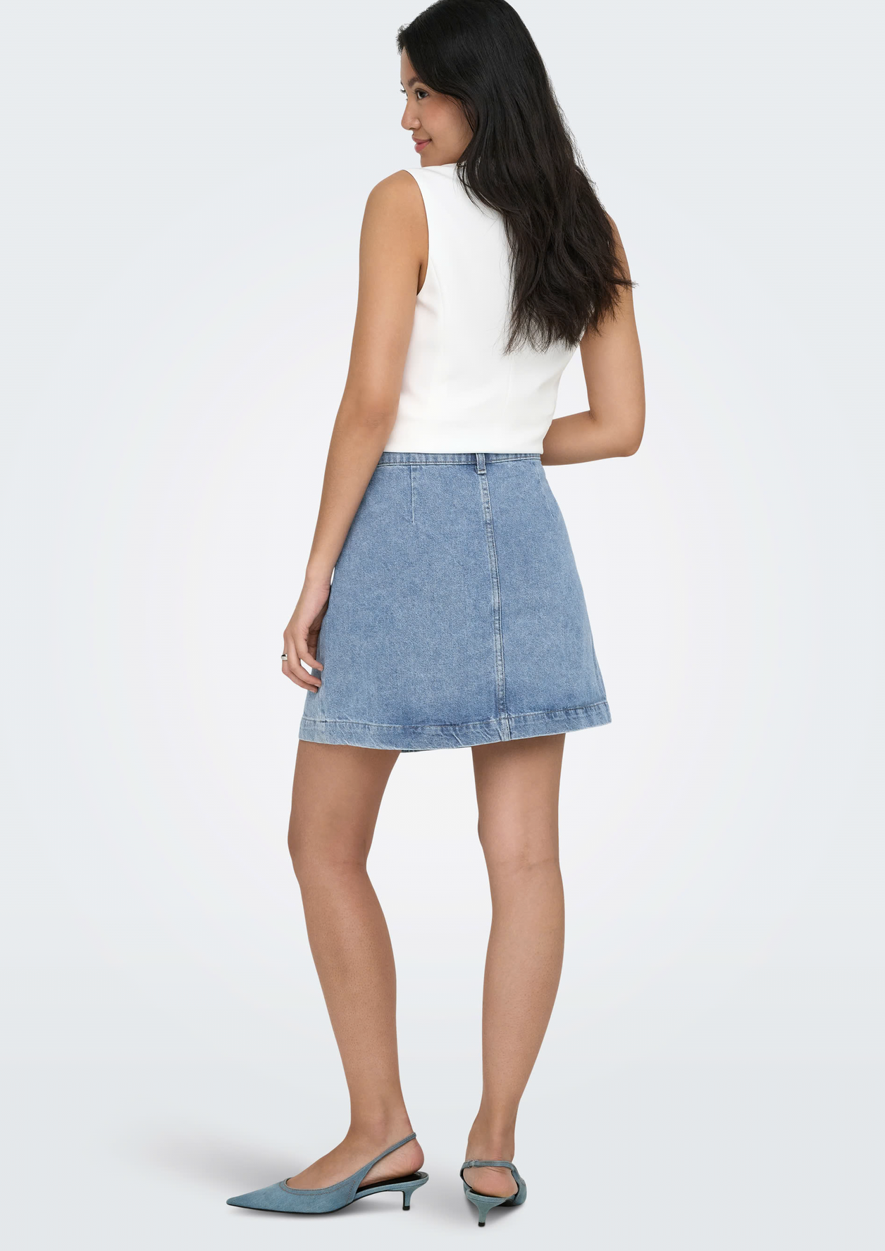 Amazing Denim Mini Skirt | Light Blue