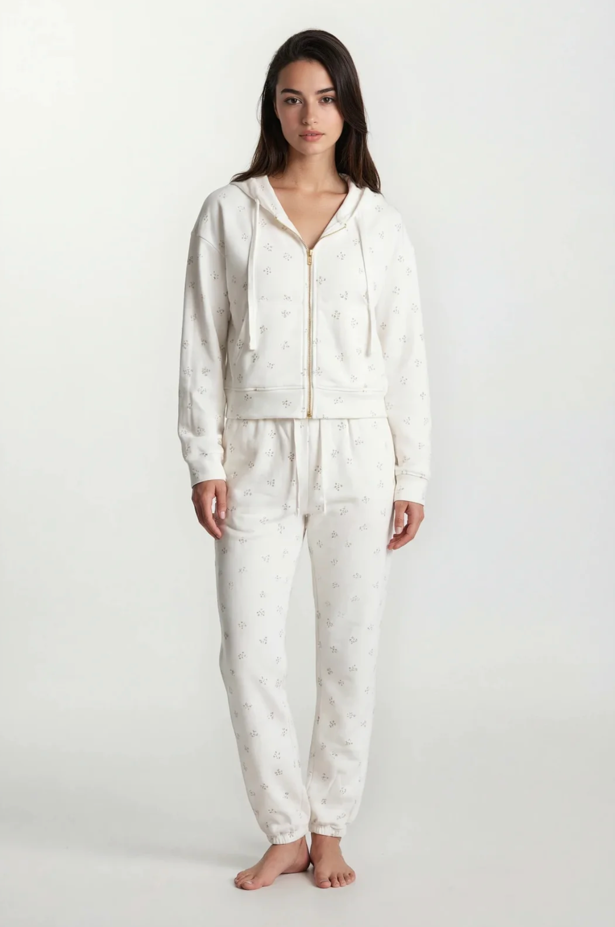 Camille Cotton Print Leisure Set