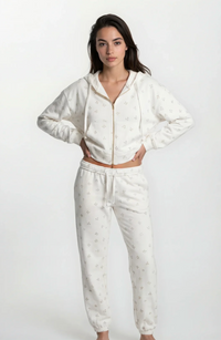 Camille Cotton Print Leisure Set
