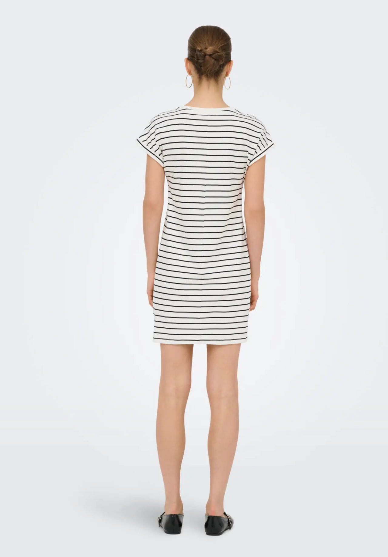 Onlbloom Fold Up Dress | Black Stripe