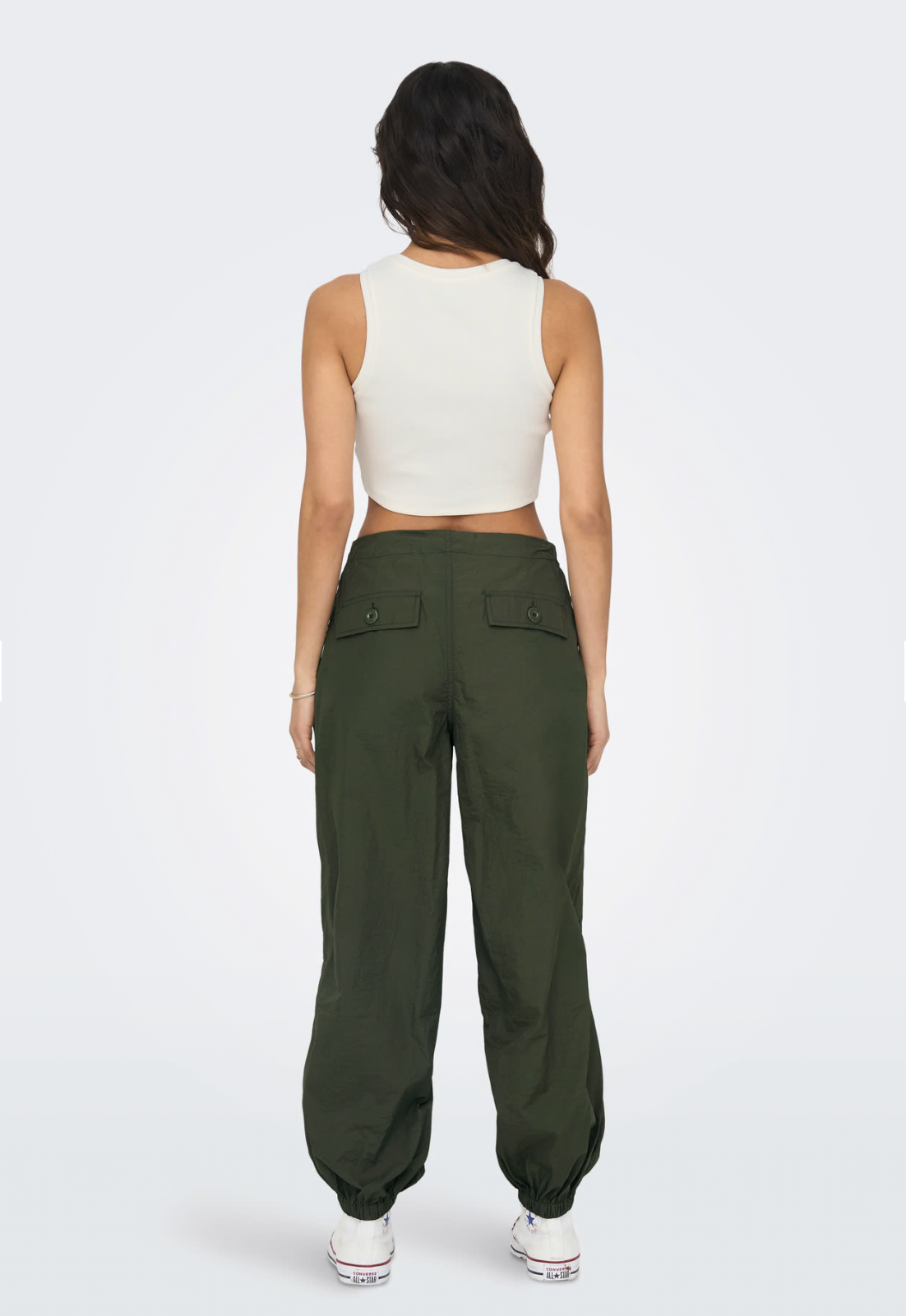 Onlvilma Cropped Tank Top | Cloud Dancer