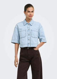 Onlcleo Short Sleeve Denim Shirt