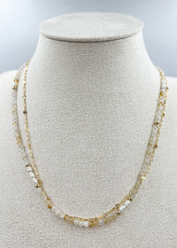 Palma Gold Two Strand Necklace