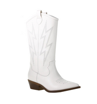 Jumble Western Boot | White