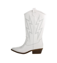 Jumble Western Boot | White