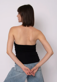 Hela Cotton Core Halter Top | Black