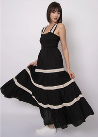 Ari Cotton Voile Tier Dress