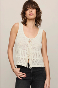 Solano Crochet Tank | Cloud