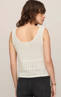 Solano Crochet Tank | Cloud