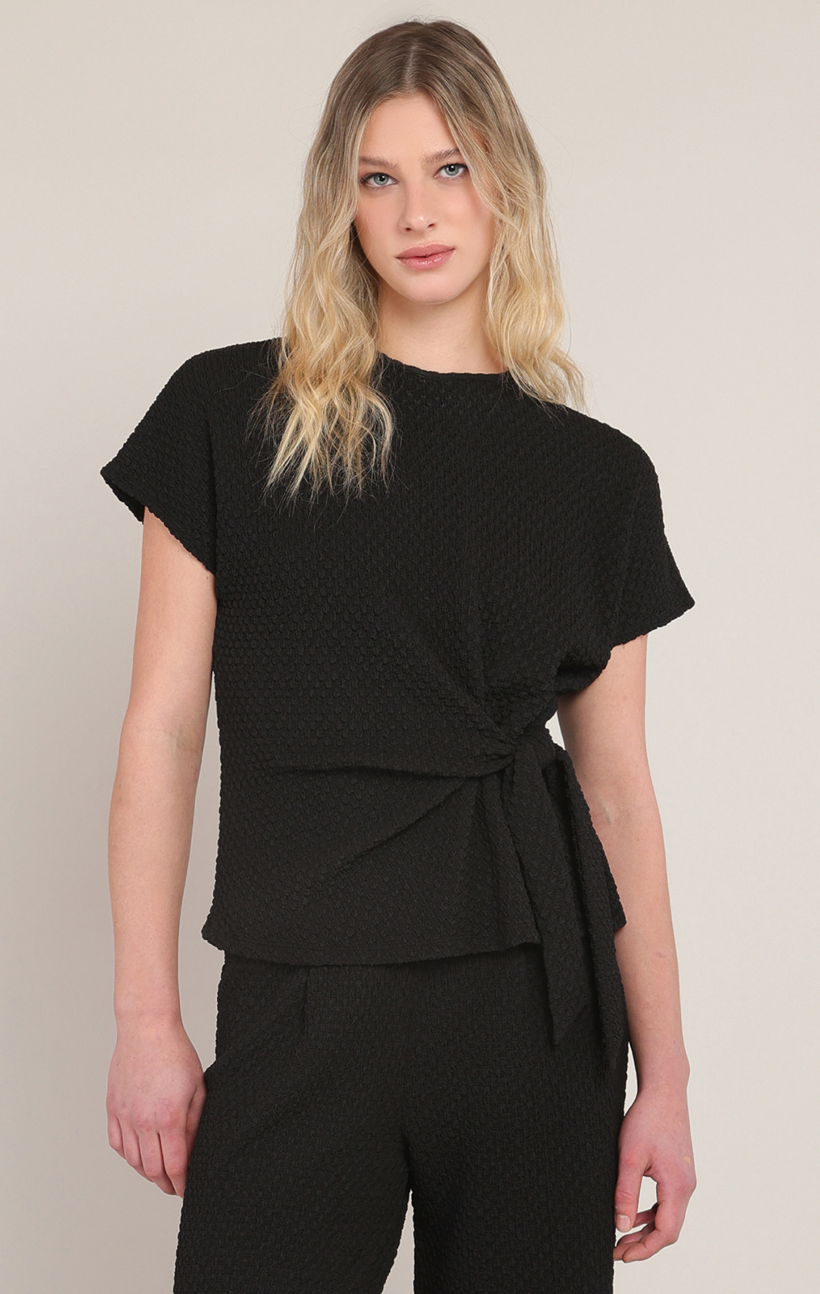 Textured Knit Top