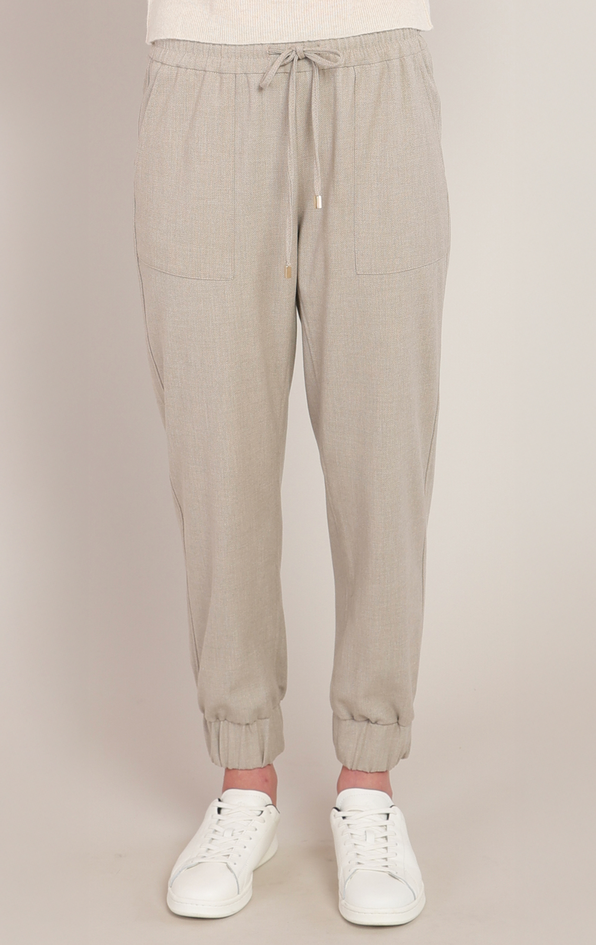 Cuffed Hem Pant | Oatmeal
