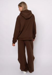 Beata Barrel Jogger | Chocolate