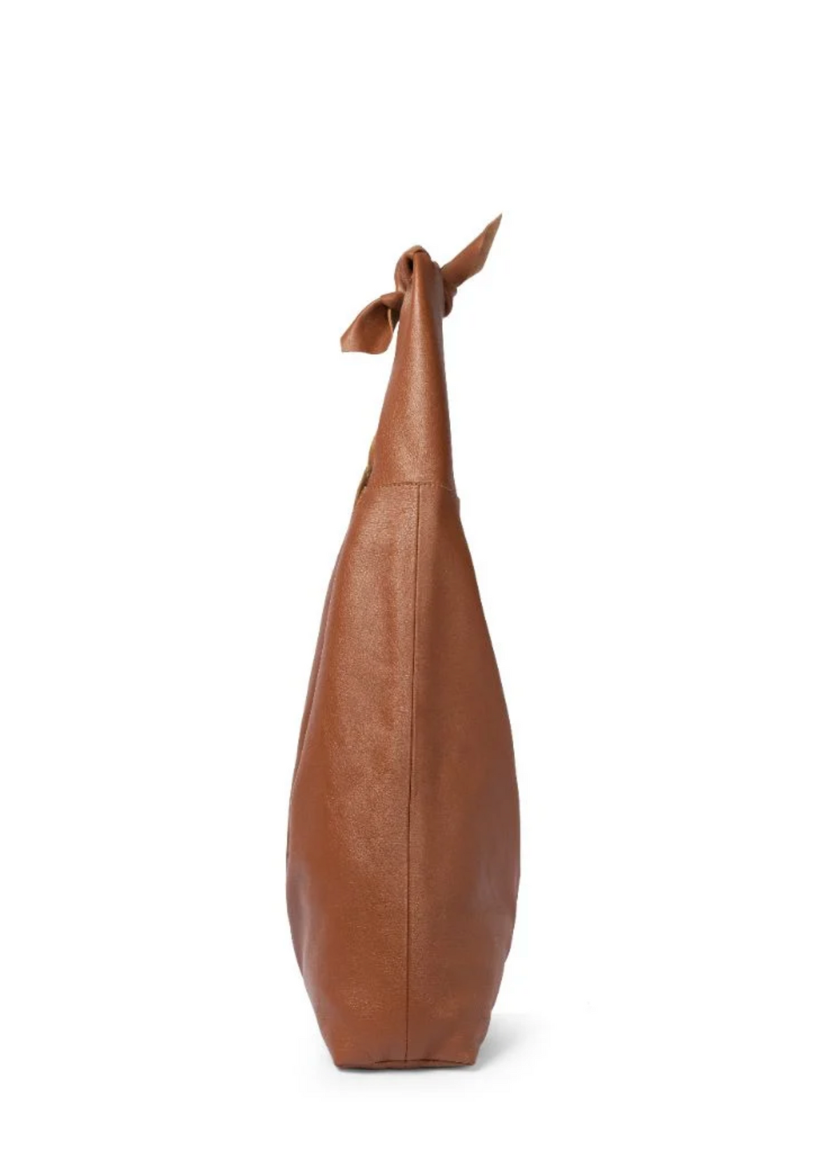Knot Leather Shoulder Bag | Tan