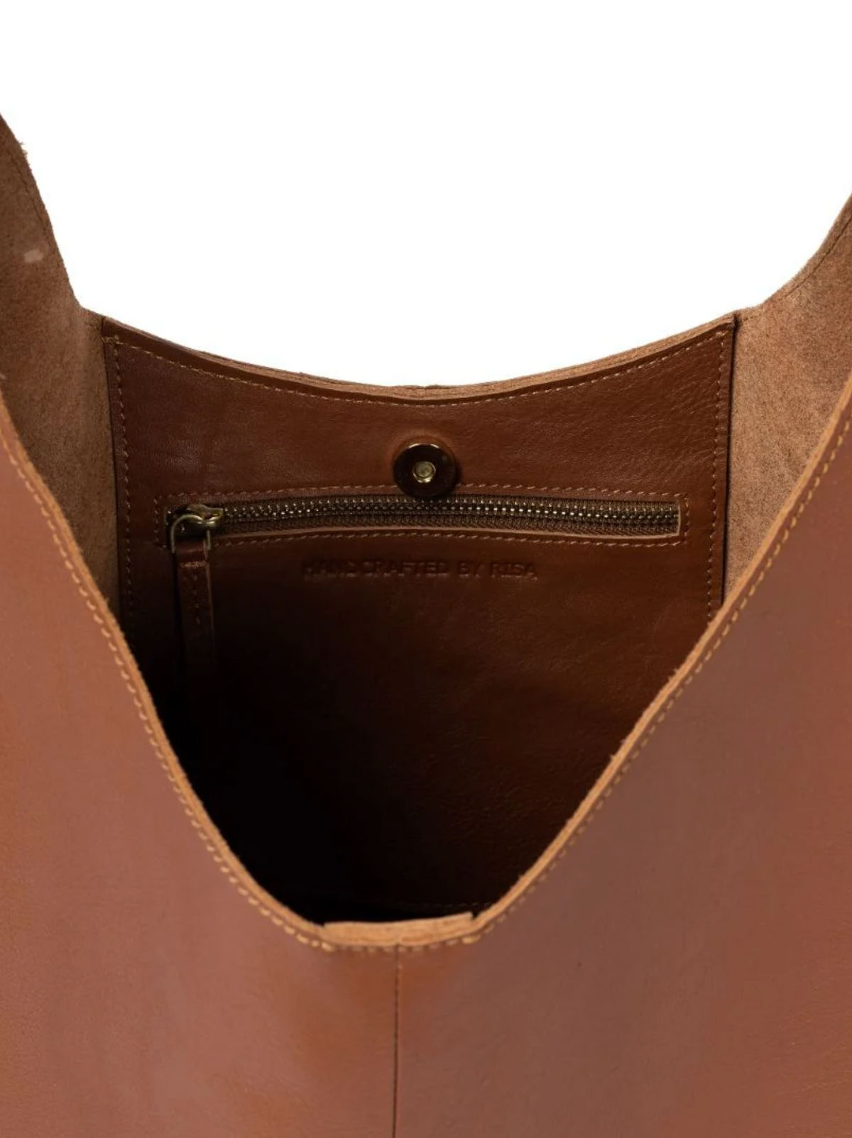 Knot Leather Shoulder Bag | Tan